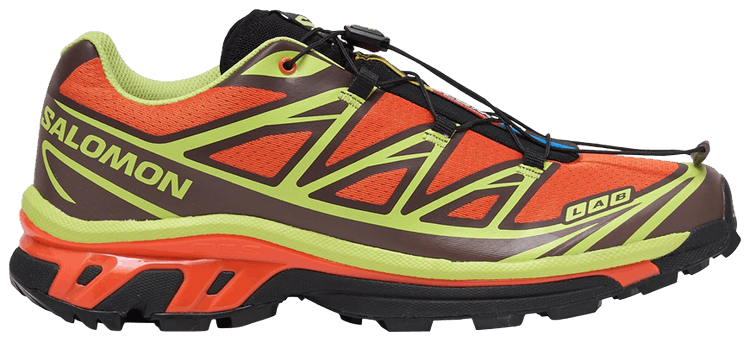 Salomon XT 6 Red Orange Sharp Green