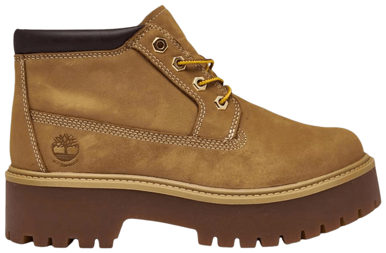 Timberland Wmns Premium Platform Waterproof Chukka Stone Street