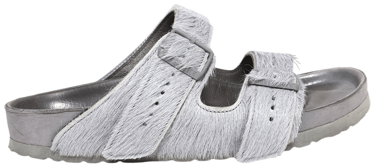 Rick Owens x Birkenstock 2018 Arizona Pony Hair Grey