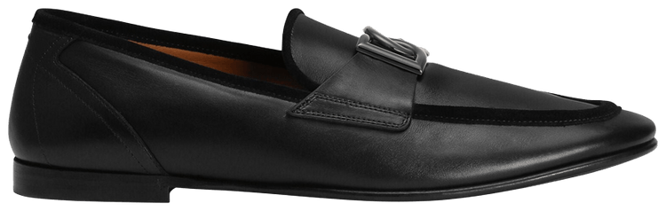 Saint Laurent Dolce  Gabbana Logo Plaque Loafer Black