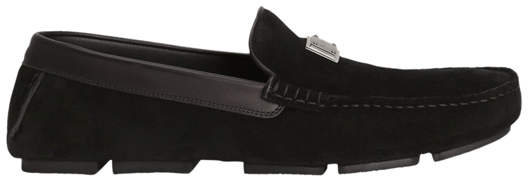 Dolce  Gabbana Split Calfskin Slipper Black