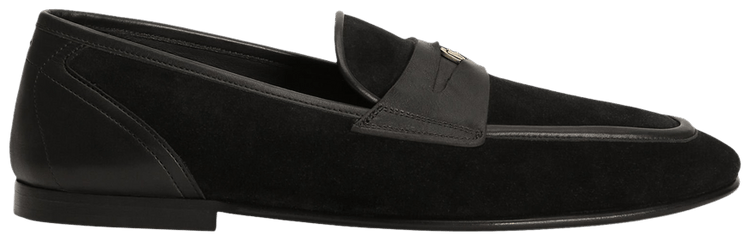 Dolce  Gabbana Split Calfskin Slipper Black