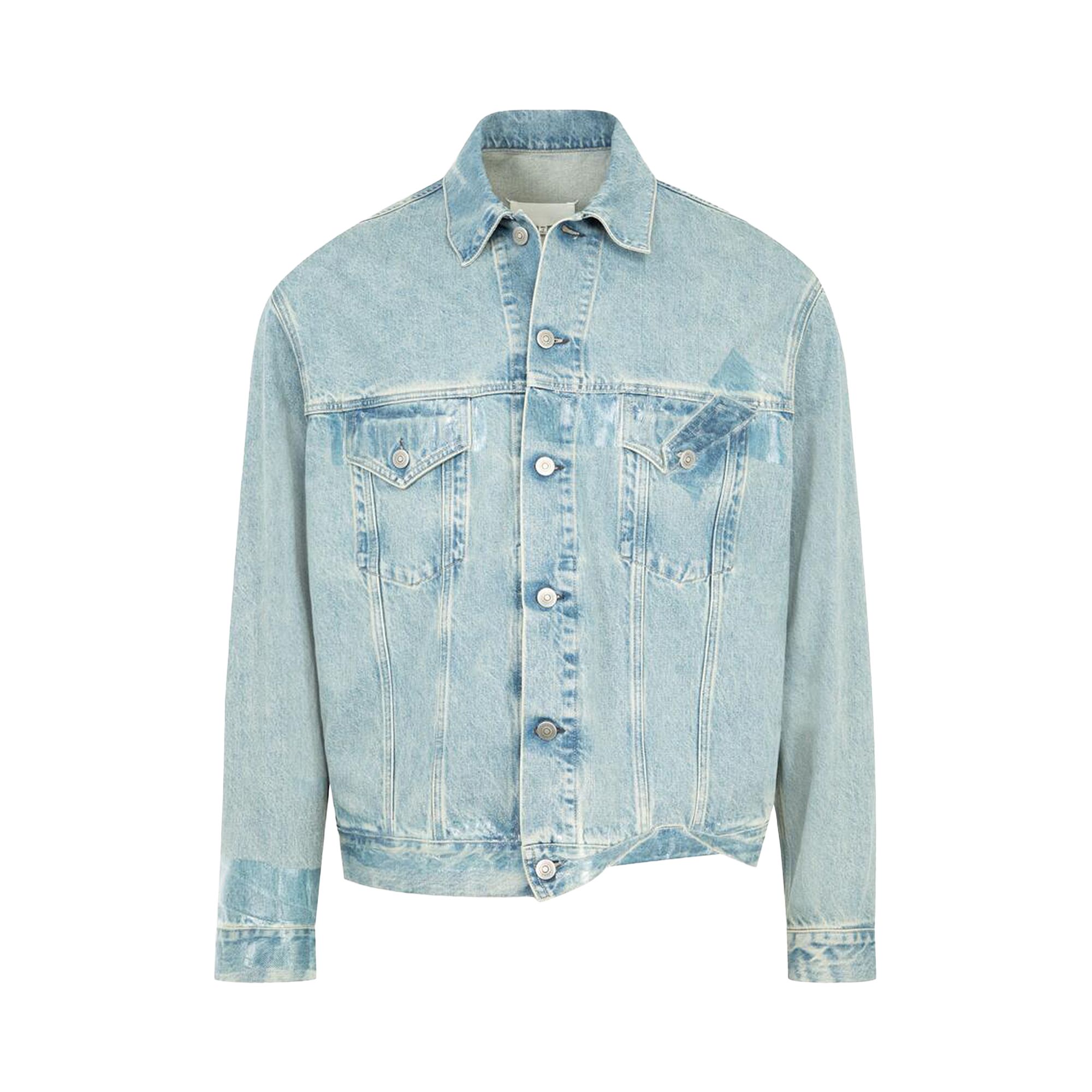 Pre-owned Maison Margiela Sports Jacket 'denim' | Blue | Men's Size 50