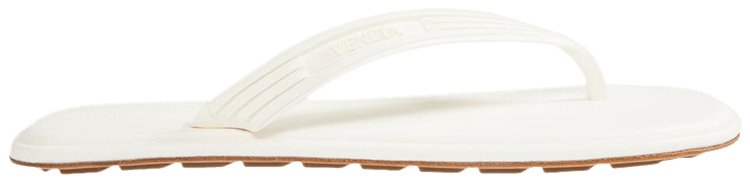Bottega Veneta Sampieri Flat Thong Alabaster