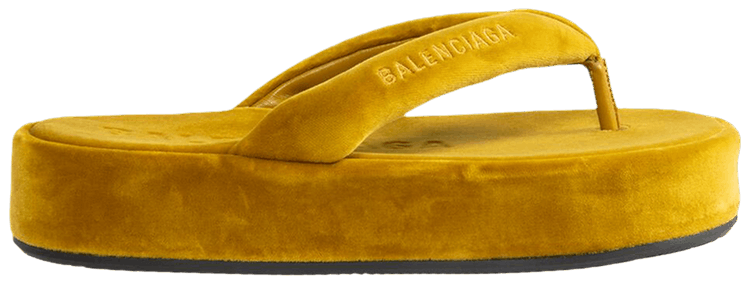 Balenciaga Wmns Jet Lag Thong Mustard