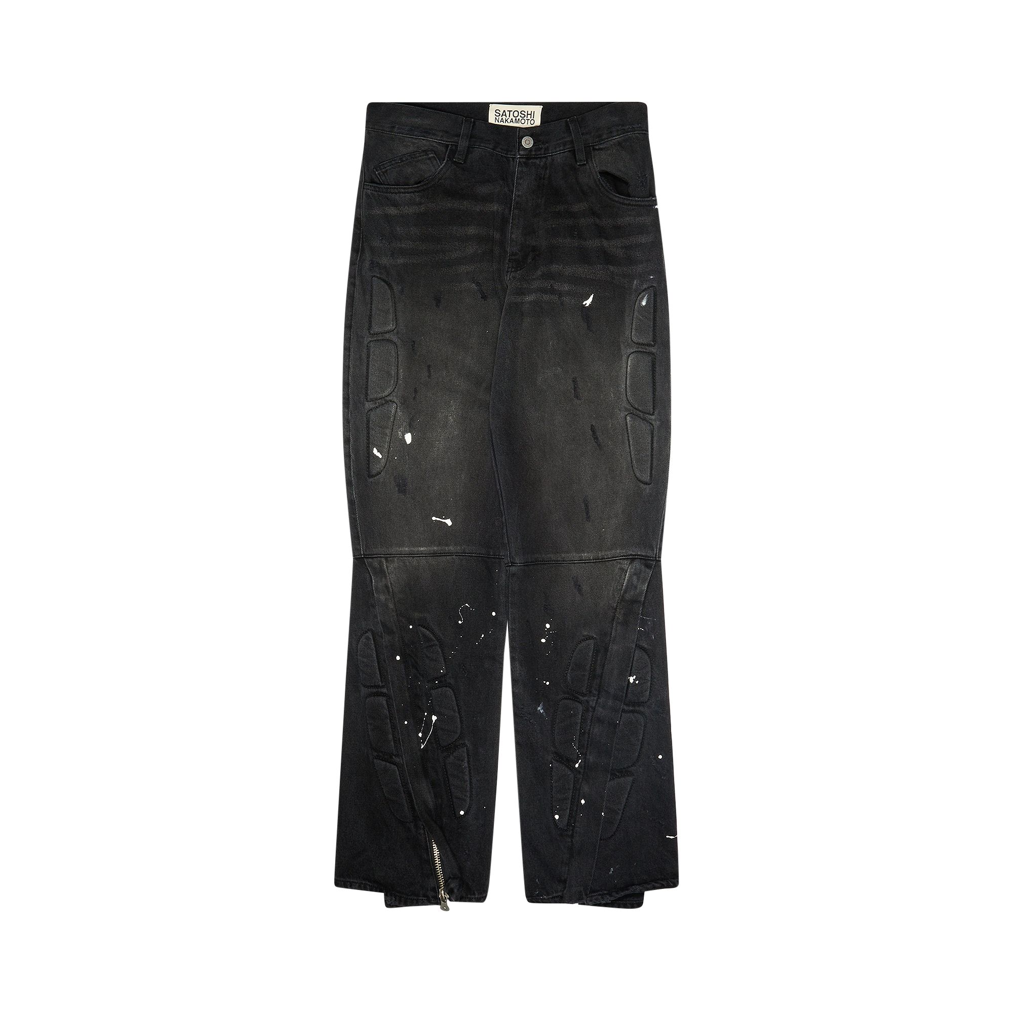 Pre-owned Satoshi Nakamoto Enduro Denim 'black' | Men's Size 38