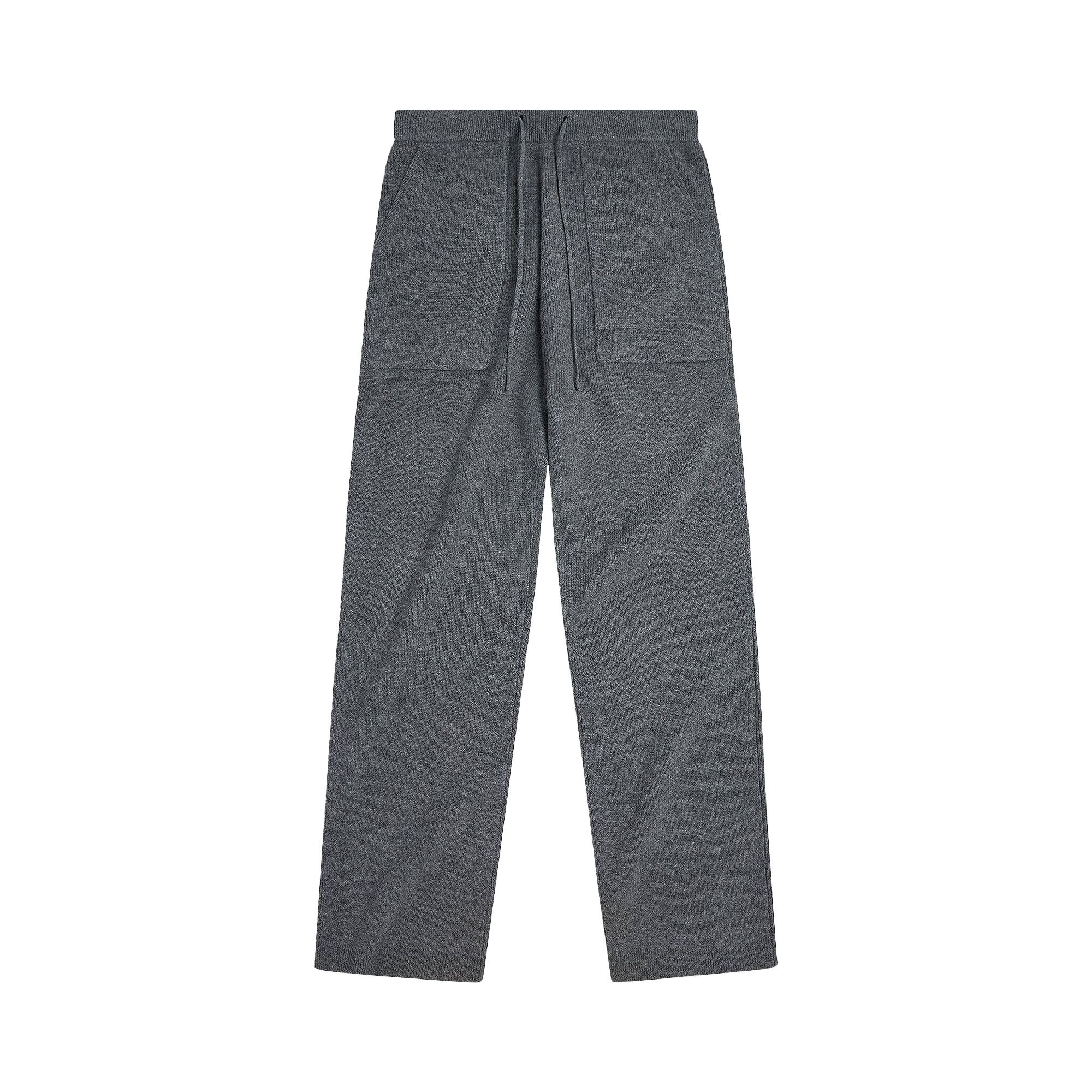 Pre-owned Krost Wool Knit Pants 'gunmetal' | Grey | Men's Size L In Gray