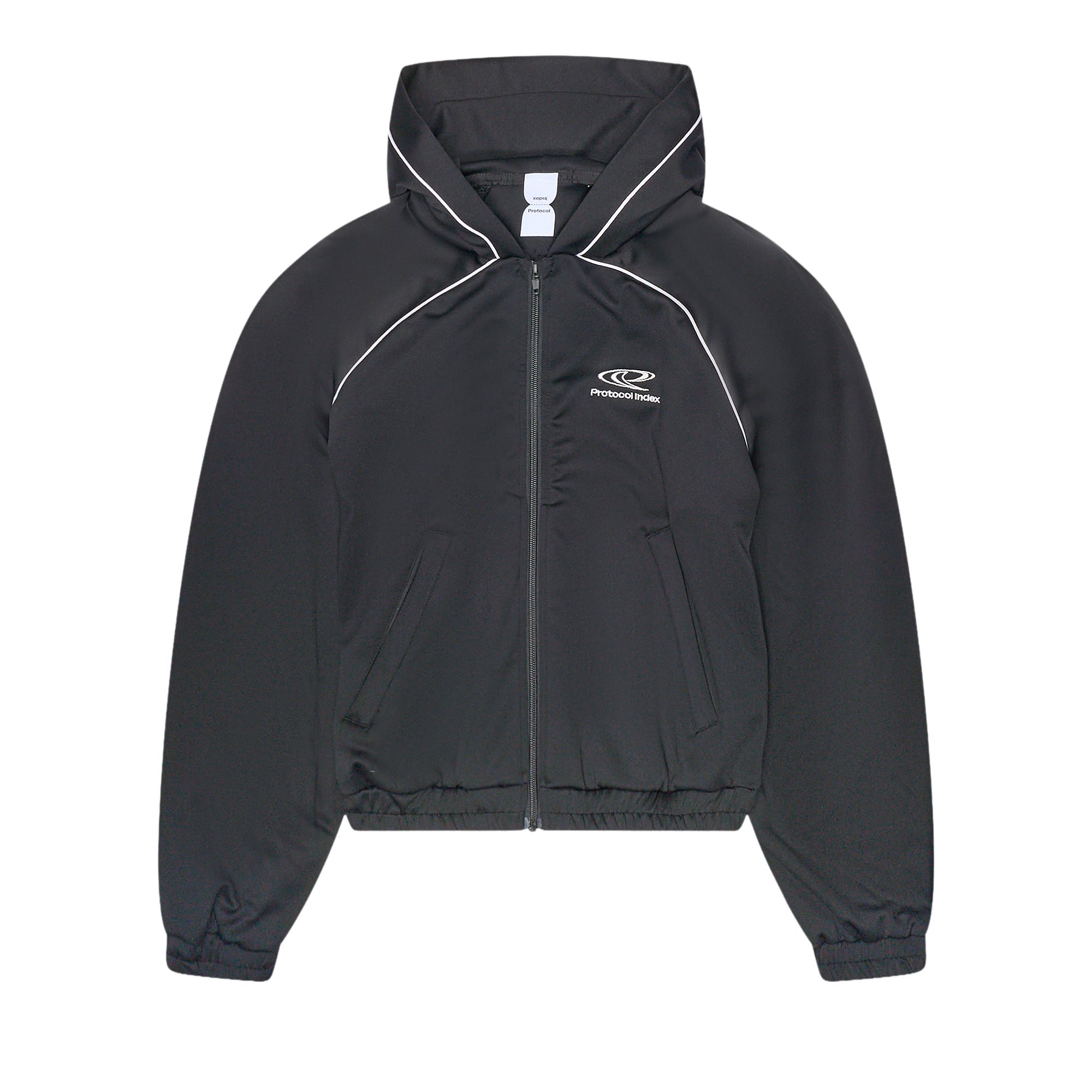 Pre-owned Protocol Index Athleisure Jersey Zip Hoodie 'black' | Men's Size 1