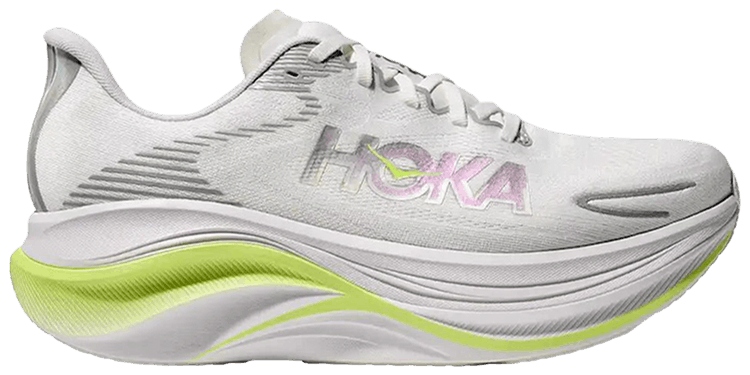Hoka Skyward X 2 White Neon Yuzu