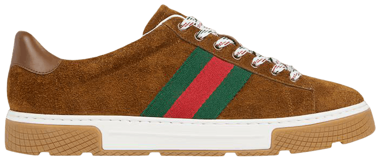 Gucci Ace Sneaker Brown Suede