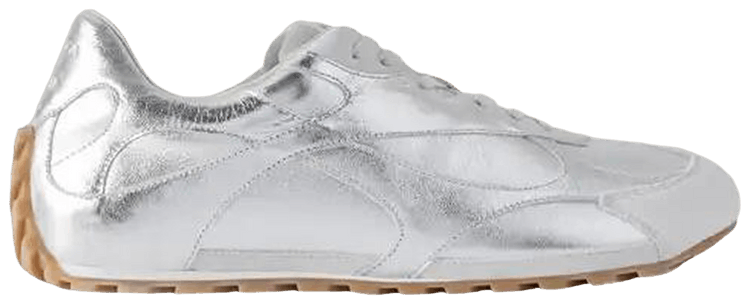 Bottega Veneta Orbit Flash Sneaker Metallic Silver