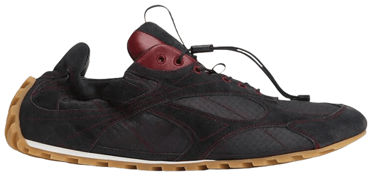 Bottega Veneta Orbit Flash Sneaker Black Red