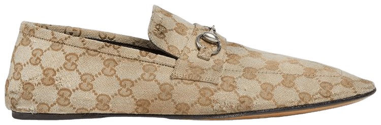 Gucci Worn Out Effect Ragazzo Loafer GG Brown