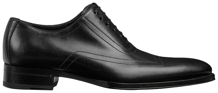 Gucci Lace Up Shoe Black Leather
