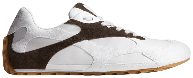 Bottega Veneta Orbit Flash Sneaker Optic White Espresso