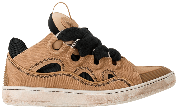 Lanvin Curb Sneaker Camel Amber