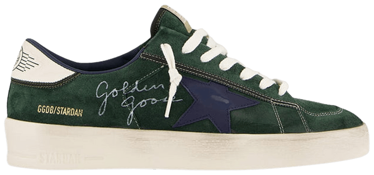 Golden Goose Stardan Sneaker Green Suede