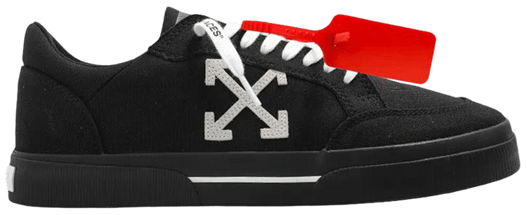 Off White Vulcanized Low Sneaker Black