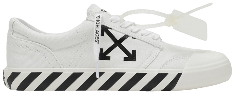 Off White Vulcanized Sneaker White Black