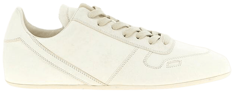 Rick Owens Minimal Low Top Sneaker White