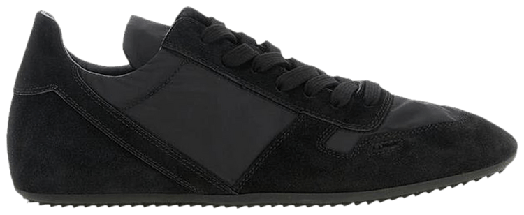 Rick Owens Minimal Low Top Sneaker Black