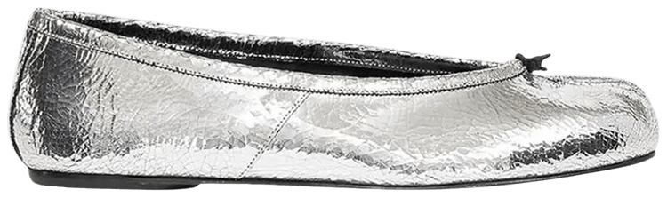Wmns Maison Margiela Tabi Ballerina Flat Broken Mirror Silver