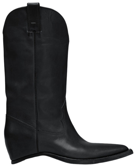 Maison Margiela Heel Less Western Boot Black