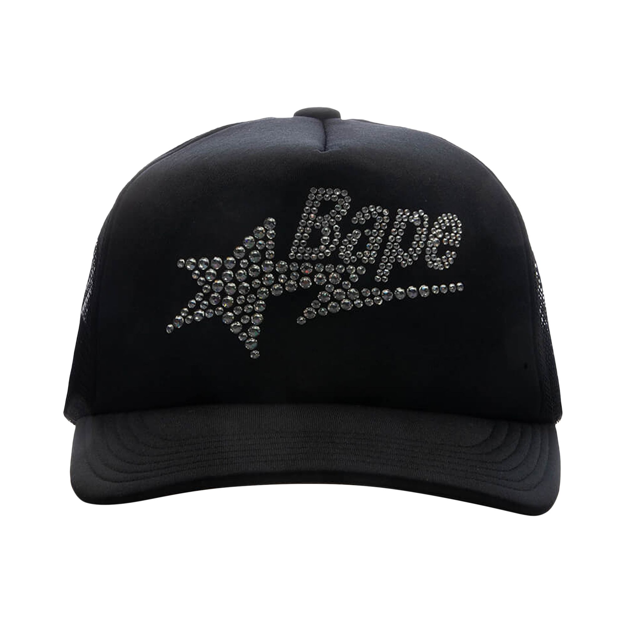 Pre-owned Bape Crystal Stone Sta Logo Mesh Cap 'black' | Women's Size Onesize