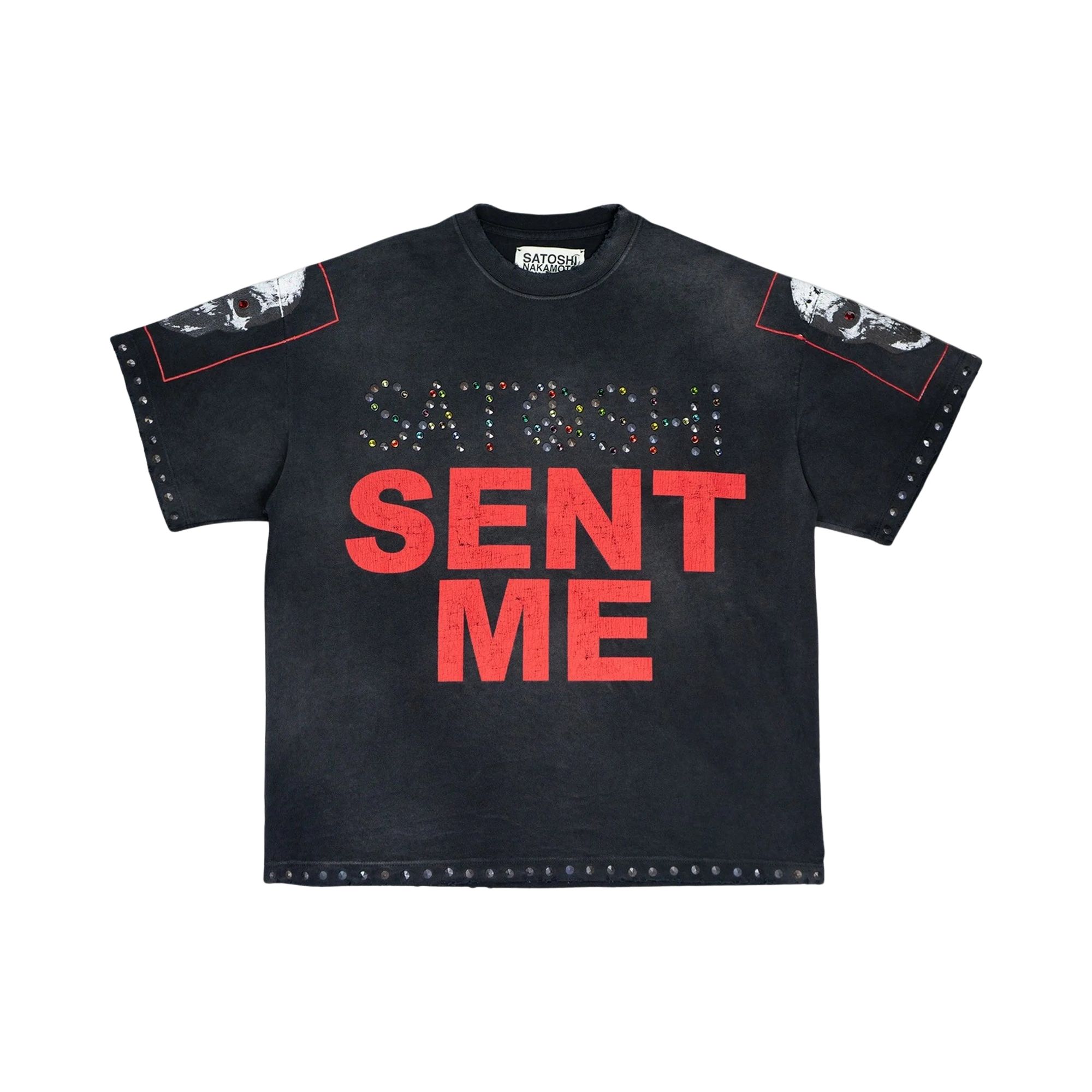 Pre-owned Satoshi Nakamoto Satoshi Sent Me Tee 'washed Black' | Men's Size Xl