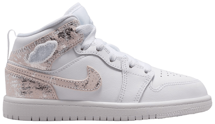Air Jordan 1 Mid SE PS White Field Silver
