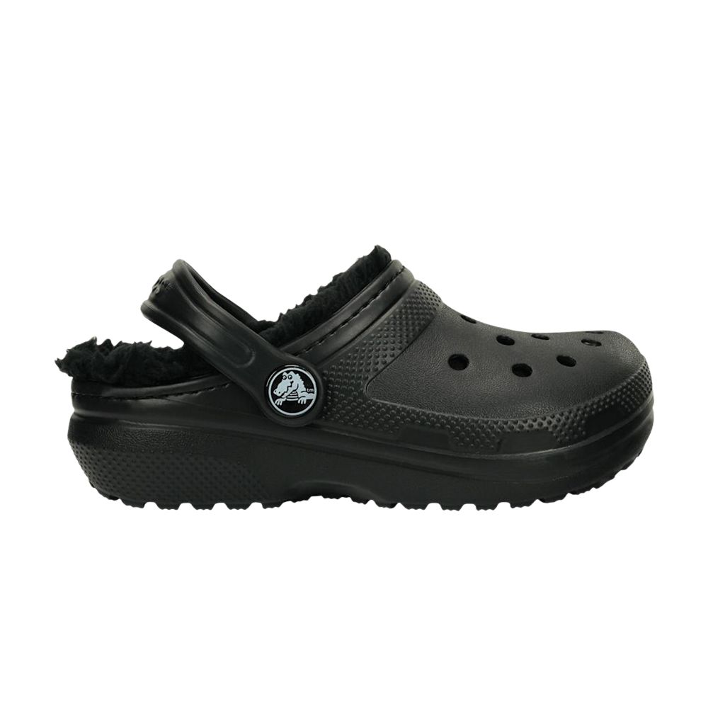 Pre-owned Crocs Classic Lined Clog Kids 'black' | Kid's Size 6