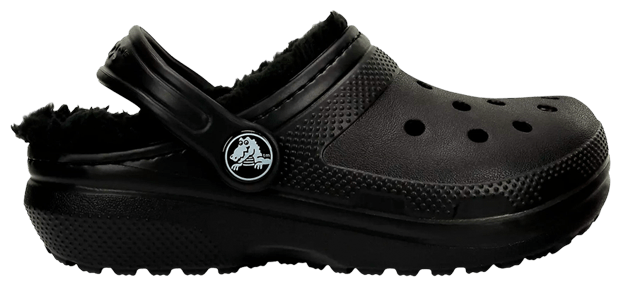 Crocs Classic Lined Clog Toddler Black