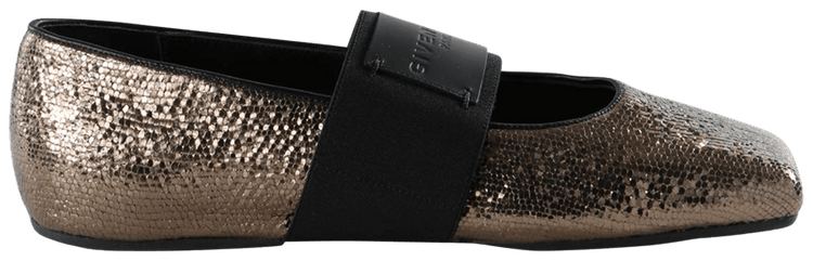 Givenchy Wmns Sliced Square Ballerina Bronze