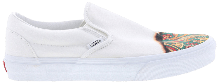 Vans Classic Slip On Big Reveal White Paisley