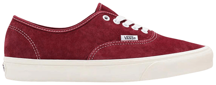 Vans Authentic Pig Suede Pomegranate Snow White