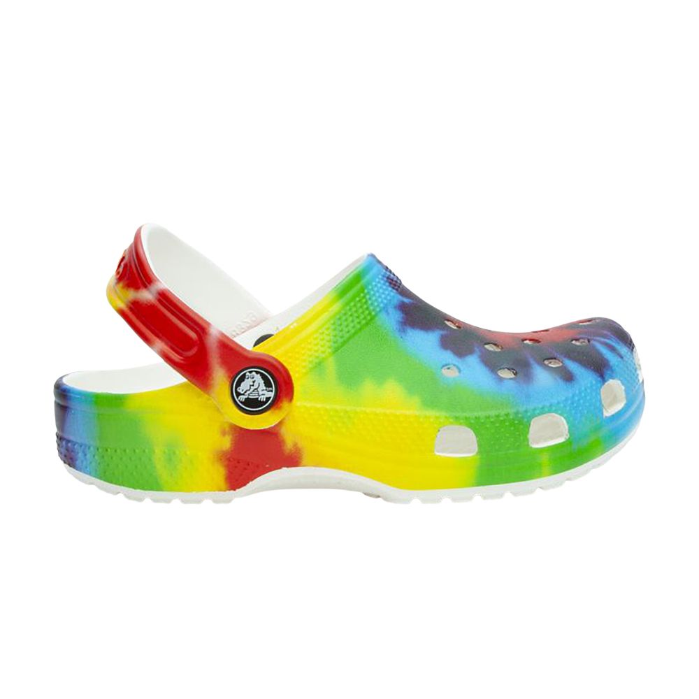 Pre-owned Crocs Classic Clog Kids 'tie-dye' | Multi-color | Kid's Size 5 In Multicolor