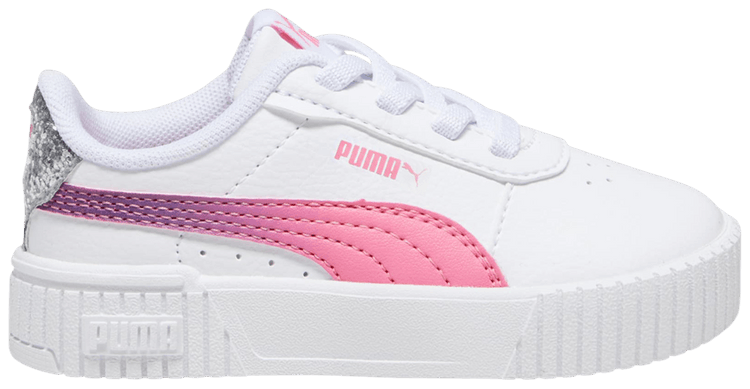 Puma Carina 20 Jr White Pink