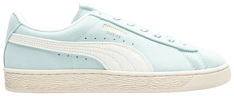 Charles F Stead II x Puma Suede Green Glimmer White Baby Blue