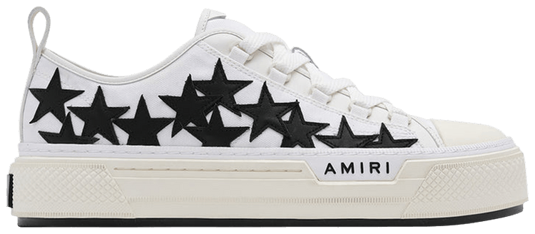 Amiri Stars Court Low White Black