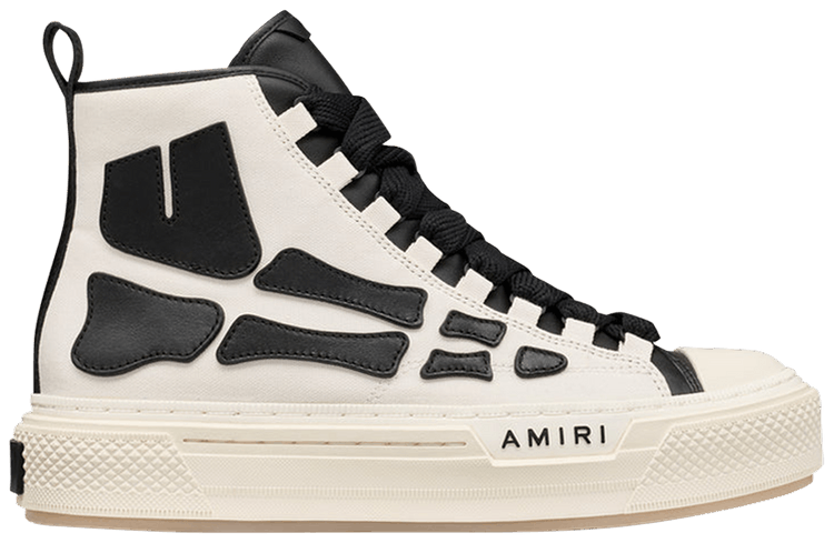 Amiri Skel Court Hi White Black