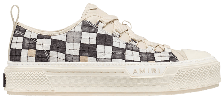 Amiri Checkered Court Low Black