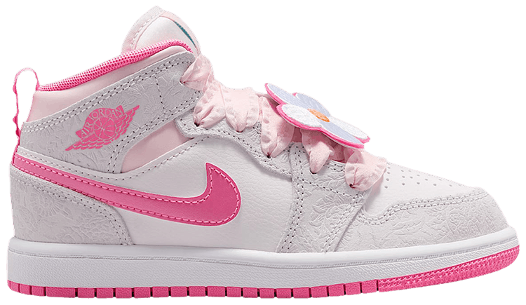 Air Jordan 1 Mid SE PS Vast Grey Pink Glow