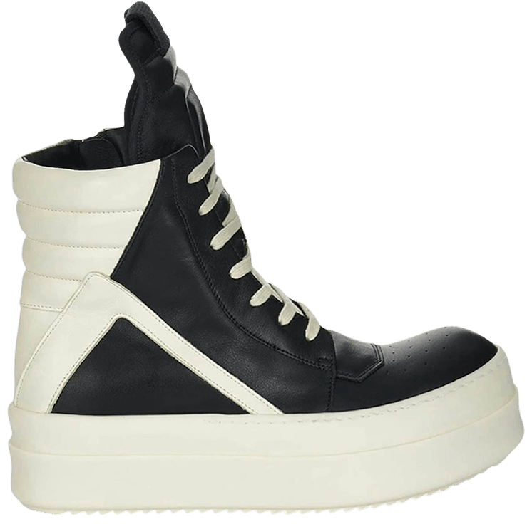 Rick Owens Wmns Mega Bumper Geobasket Sneaker Black Milk
