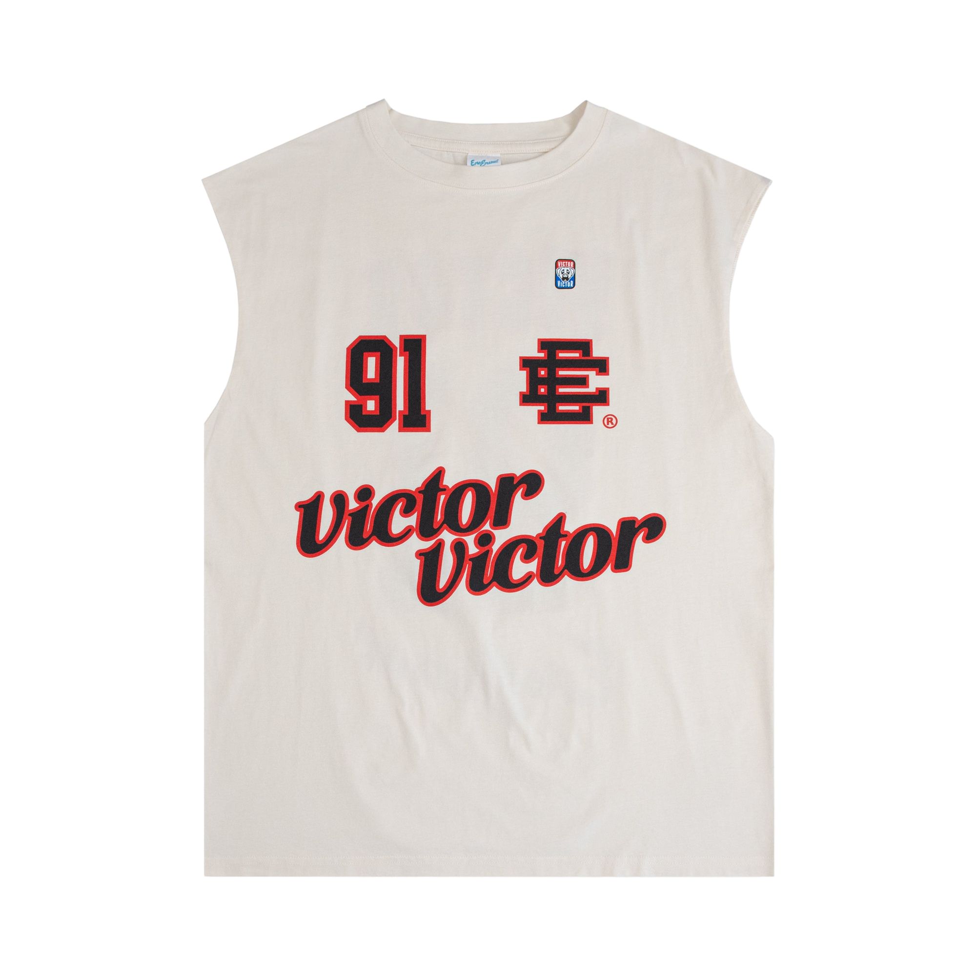 Pre-owned Eric Emanuel Ee Victor Victor Cutoff 'ivory' | Cream | Men's Size Xxl