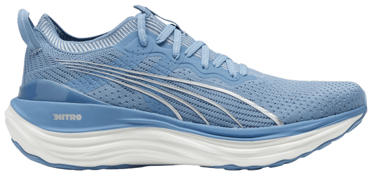Puma ForeverRun Nitro Knit Zen Blue Silver Mist Silver
