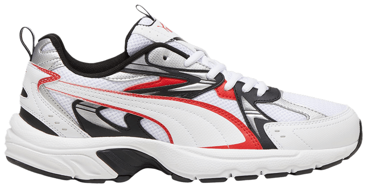 Puma Milenio Tech White Black For All Time Red