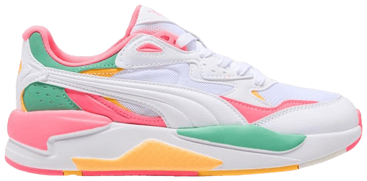 Puma Wmns X Ray Speed Wide White Sunset Glow Jade Frost