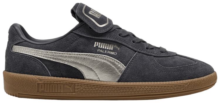 Puma Palermo Premium Metallic Dusky Gray Gum