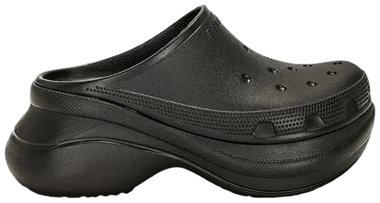 Balenciaga x Crocs Rubber Mules Black