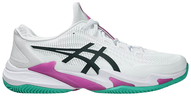 ASICS Court FF 3 Clay White Digital Sakura